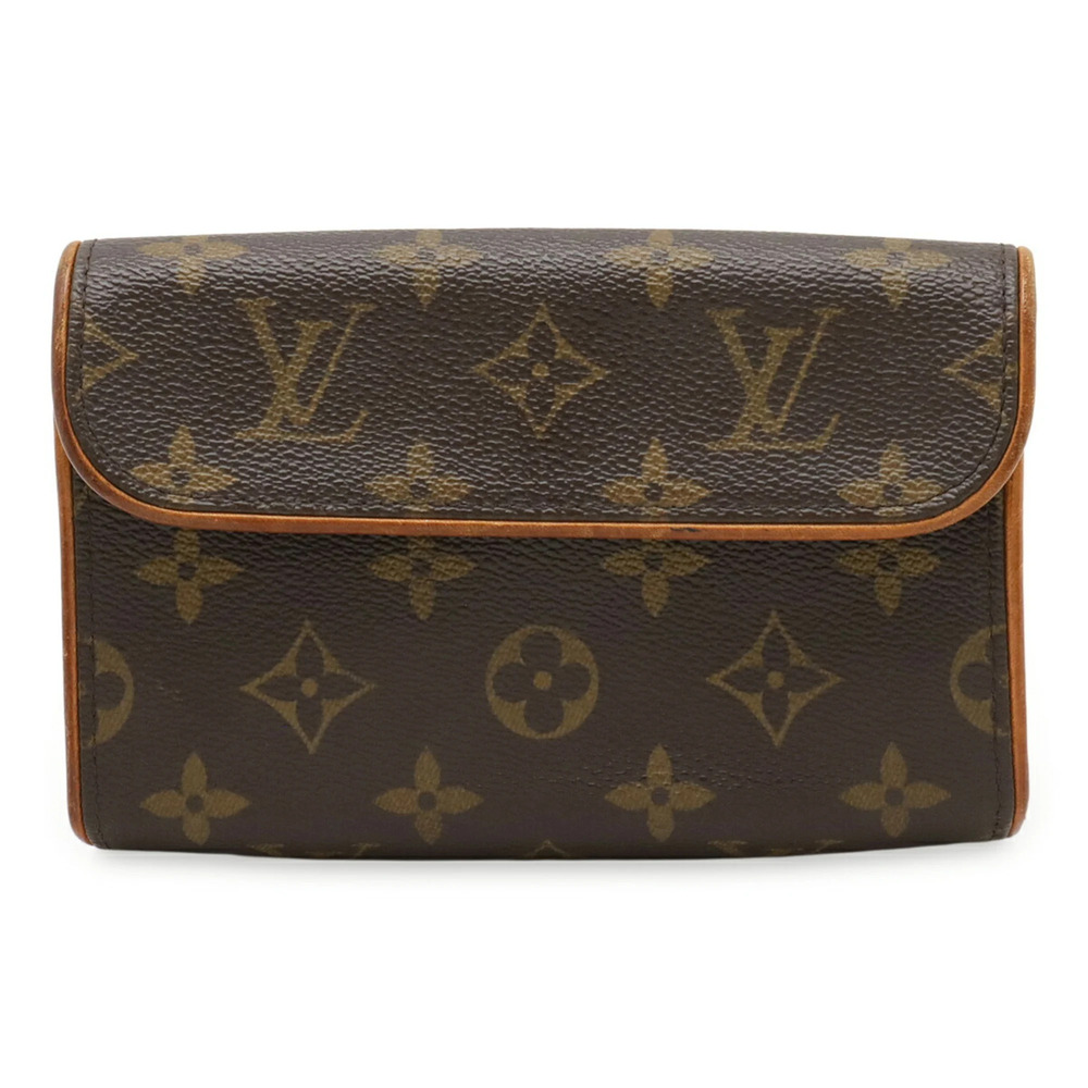 LOUIS VUITTON Authentic Brown Monogram Pochette Pouch - Picture 2 of 9